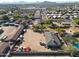A high angle shot captures the vast, partially empty lot, offering potential development or expansion at 2718 E Campo Bello Dr, Phoenix, AZ 85032