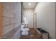 Bathroom featuring a toilet, sink and block wall construction at 2718 E Campo Bello Dr, Phoenix, AZ 85032