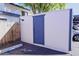 Exterior view of a locked storage area next to the assigned covered parking at 5458 W El Caminito Dr, Glendale, AZ 85302