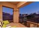 Relaxing balcony with comfortable seating and scenic neighborhood views at 60 W Tonto Dr, Chandler, AZ 85248