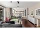 Open-concept living area with view to kitchen and lots of storage at 6931 W Antelope Dr, Peoria, AZ 85383