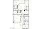 Detailed floor plan showcasing the layout of the home, including bedrooms, bathrooms, and living spaces at 15305 S 180Th Ave, Goodyear, AZ 85338