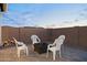 Outdoor backyard with a fire pit with comfortable seating perfect for relaxing evenings at 23282 S 229Th Pl, Queen Creek, AZ 85142
