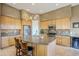Contemporary kitchen showcasing granite countertops, ample cabinetry, and stainless steel appliances at 7321 E Crimson Sky Trl, Scottsdale, AZ 85266
