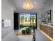 Bright bathroom featuring modern fixtures, soaking tub, and backyard views, providing a luxurious and serene spa-like atmosphere at 7508 E Laredo Ln, Scottsdale, AZ 85250