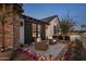 Inviting outdoor seating area with comfortable chairs and elegant landscaping at 7508 E Laredo Ln, Scottsdale, AZ 85250