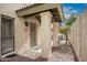 Welcoming front entrance featuring a security door and unique stone facade at 8841 S 48Th St # 1, Phoenix, AZ 85044