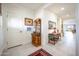 Bright hallway features stylish furnishings and decor that add character and charm to the interior design at 10545 E Texas Ave, Mesa, AZ 85212