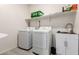 Functional laundry area equipped with modern washer, dryer, and sink at 11441 W La Reata Ave, Avondale, AZ 85392