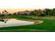 Scenic view of a lush green golf course and beautiful landscaping at 18753 E Chinle Dr, Rio Verde, AZ 85263