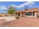 Spacious backyard featuring a paved patio, perfect for entertaining and enjoying the beautiful Arizona weather at 20603 N Stonegate Dr, Sun City West, AZ 85375