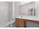 Bathroom featuring a walk-in shower and vanity at 274 W Kona Dr, Casa Grande, AZ 85122