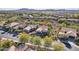 An aerial of a desert home in a lush community at 29816 N 129Th Gln, Peoria, AZ 85383