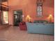 Inviting lobby with seating areas, modern lighting, and tiled floors at 4303 E Cactus Rd # 331, Phoenix, AZ 85032