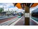 Modern light rail station with public art, connecting residents and visitors to local destinations at 535 S Alma School Rd # 60, Mesa, AZ 85210