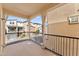 Relaxing balcony with iron railings and views of the surrounding neighborhood at 781 W Flintlock Way, Chandler, AZ 85286