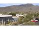 Scenic view of community with mountain backdrop, showing commercial buildings, landscaping and ample parking spaces at 1 Easy St # 4, Carefree, AZ 85377