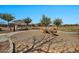 Park with walking paths, mature trees, and unique design elements enhances the community's appeal at 9388 W Cashman Dr, Peoria, AZ 85383