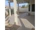 View of the covered patio showing the stone fountain at 10622 W Mohawk Ln, Peoria, AZ 85382