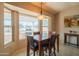 Cozy dining room with view to backyard patio with bbq at 13913 W Whitewood Dr, Sun City West, AZ 85375