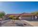Charming single-story home with a well-maintained lawn and desert landscaping at 13913 W Whitewood Dr, Sun City West, AZ 85375