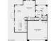 First floor plan featuring open kitchen, dining area, great room, half bath, and two-car garage at 3755 N 99Th Dr, Avondale, AZ 85392