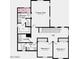 Second floor plan featuring primary suite, bedrooms, bathrooms, closets, and laundry room at 3755 N 99Th Dr, Avondale, AZ 85392