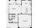 Floor plan featuring a spacious great room, kitchen, dining area, half bath, and two-car garage at 3767 N 99Th Dr, Avondale, AZ 85392