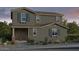 Two-story home featuring a neutral color scheme, complemented by decorative shutters, and a well-maintained front yard at 3809 N 99Th Dr, Avondale, AZ 85392