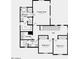 Detailed second floor plan showing bedrooms, bathrooms, and Primary suite at 3821 N 99Th Dr, Avondale, AZ 85392
