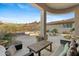 Inviting back patio with comfortable seating area, perfect for outdoor relaxation and mountain view at 6426 N 27Th St, Phoenix, AZ 85016
