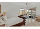 Large windows fill the main bedroom with natural light and showcase stunning mountain views at 6426 N 27Th St, Phoenix, AZ 85016