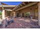 Outdoor covered patio with rows of spin bikes, offering a unique open-air workout experience at 6822 E Portia St, Mesa, AZ 85207