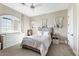 Cozy bedroom with soft lighting, neutral decor, and a tranquil ambiance for peaceful rest at 6960 E Ivyglen St, Mesa, AZ 85207