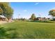A soccer field sits at the edge of a community park, and an open lawn is kept manicured at 6960 E Ivyglen St, Mesa, AZ 85207