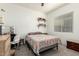 This bedroom has a bright window, 2 shelves, and a vanity space at 7533 S Woodchute Dr, Gold Canyon, AZ 85118