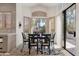 Breakfast nook with a table, chairs, and a view of the outdoor area at 7740 E Gainey Ranch Rd # 36, Scottsdale, AZ 85258