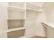 Walk-in closet with white shelving and ample storage space at 9001 S 18Th Way, Phoenix, AZ 85042