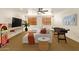 Spacious living room with modern sofas, game table and beautiful decor at 9001 S 18Th Way, Phoenix, AZ 85042