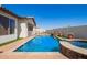 A beautiful backyard swimming pool offers a serene oasis with a spa, perfect for relaxation and enjoyment at 9001 S 18Th Way, Phoenix, AZ 85042