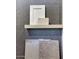 Interior design materials featuring a white cabinet door, countertop, ceramic tile, and carpet samples at 9950 W Piccadilly Rd, Avondale, AZ 85392