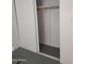 Open closet featuring sliding doors and convenient shelving at 13839 N 33Rd St, Phoenix, AZ 85032