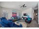Spacious living room featuring comfortable seating, stylish decor, and plenty of natural light at 2206 S Ellsworth Rd # 157B, Mesa, AZ 85209