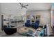 Elegant living space with an open floor plan, featuring modern decor and ample seating at 2206 S Ellsworth Rd # 157B, Mesa, AZ 85209