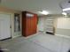 Finished garage with built-in storage cabinets and shelving for organization and convenience at 32071 N Chestnut Trl, San Tan Valley, AZ 85143