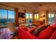 Bright living room with hardwood floors and stunning views of the mountain landscape at 36879 N 38Th St, Cave Creek, AZ 85331