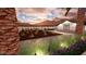 Luxury backyard with landscaping and outdoor seating area at 3933 E Rancho Dr, Paradise Valley, AZ 85253