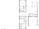 Detailed floor plan showcasing the layout with the primary bedroom and walk in closet, along with the living spaces at 4806 N 186Th Ln, Goodyear, AZ 85395