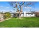 Expansive backyard featuring a lush green lawn, mature trees, and ample space for outdoor activities at 623 E Winter Drive Dr, Phoenix, AZ 85020