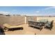Inviting rooftop patio with comfortable seating, a dark table, and picturesque views at 6858 E Orion Dr, Scottsdale, AZ 85257